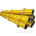 Electric concrete pole and pile mould